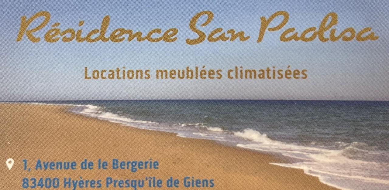 Résidence San Paolisa Hyères Esterno foto